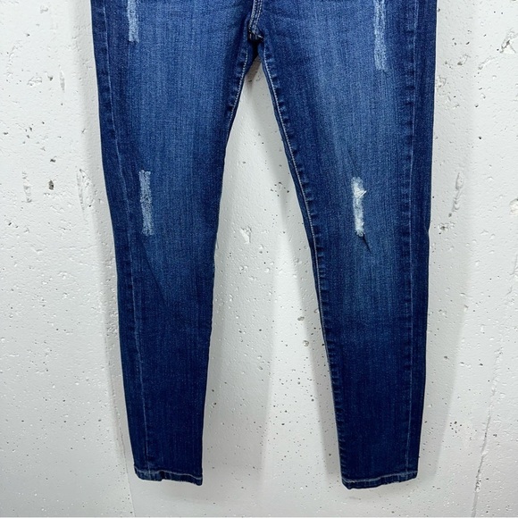 Mango Size 28 Uptown Slim Fit Push Up Distressed Stretch Jeans - Picture 3 of 13